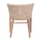 Bali & Pari Papua Modern Bohemian Antique White Washed Rattan and Mahogany Wood Dining Chair 243-13489-ZORO - alternate 5